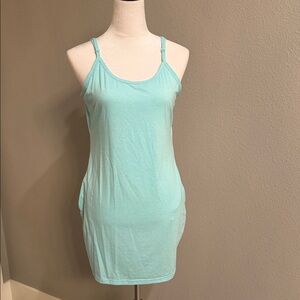 Light Aqua Tank Dress